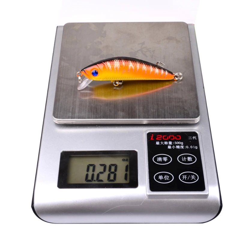 

7.9g Floating Water Bionic Plastic Hard Lure Freshwater Bass Barb Fish Hook Exquisite 70mm Fishing Tackle New