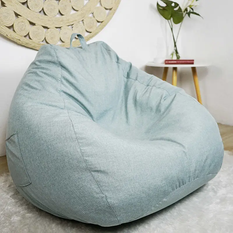 Кресло-мешок для отдыха простой диван одной пары. Стул с мешком из бобов