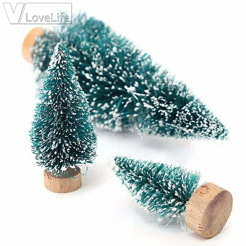 5 шт. 12,5 см DIY Мини белая Новогодняя Рождественская елка arbol de navidad рождественские украшения для домашнего деревенского домашнего декора