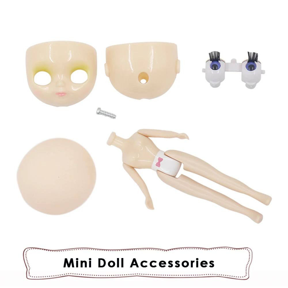Аксессуары для кукол Blyth Mini пластина тела лица глаза механизм скальп куклы