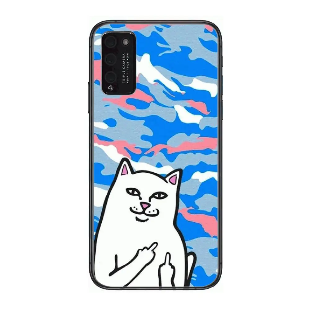 Стильная футболка с изображением персонажей видеоигр cat Чехол Мягкий Прозрачный