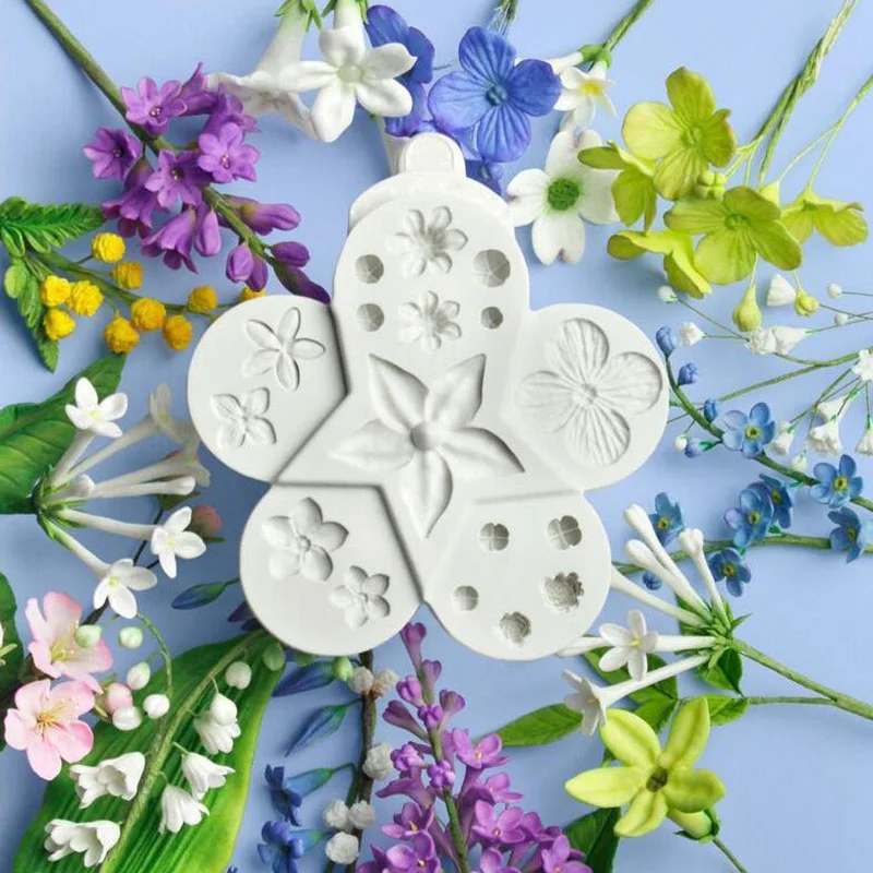 Luyou 1 шт. силиконовая форма с цветочным кружевом для торта смолы формы Fondant