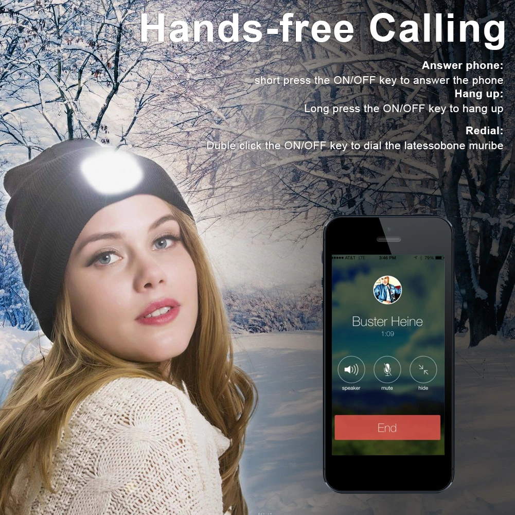 Фирменная Новинка Bluetooth светодиодная светлая крышка 40 м ультра длинный диапазон