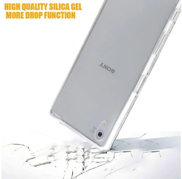 Прозрачный мягкий чехол для Sony Xperia L1 L2 L3 XA XA1 XA2 Ultra XZ XZ1 XZ2 XZ3 XZ4 X10 Plus Z1 Z2 Z3 Z5