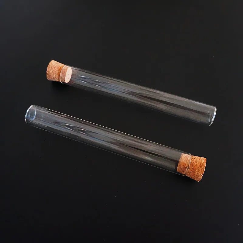 24 шт./лот 20x150 мм Стеклянная трубка с плоским дном пробкой|glass tube|tube glasstubes with cork |