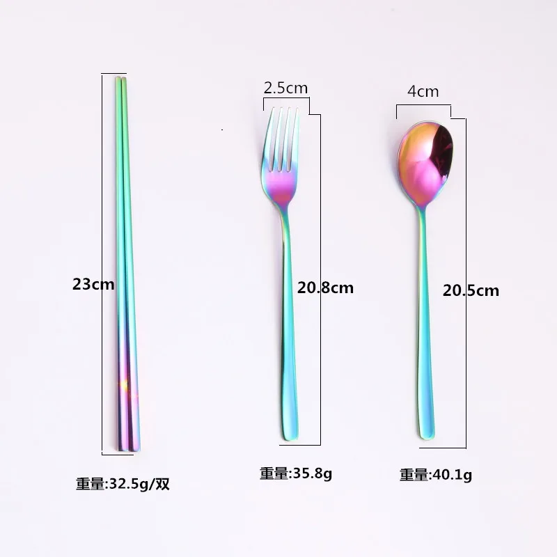 Набор столовых приборов из нержавеющей стали (6 шт.) столовые приборы для