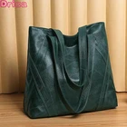 Роскошные женские сумочки Driga, сумки-ведра, повседневные винтажные мессенджеры на ремне большой вместимости