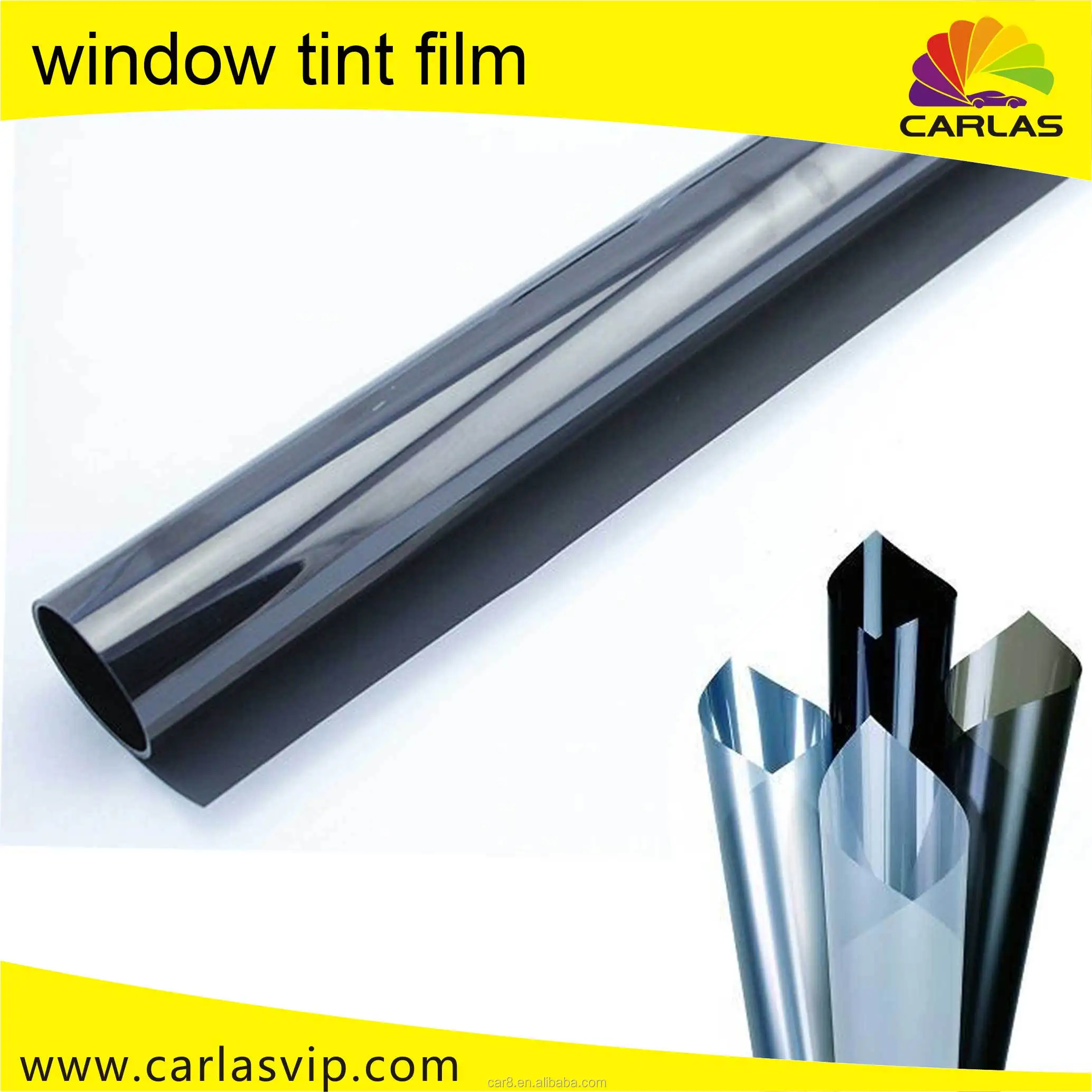 

Логотип/значок CARLAS, тип оконной пленки и оконная пленка из ПЭТ