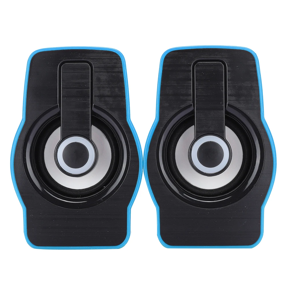 

FT-185 Mini USB LED Speaker Portable 3D Stereo Music Surround Loudspeaker Music Player With Colorful Lights For Desktop Laptop