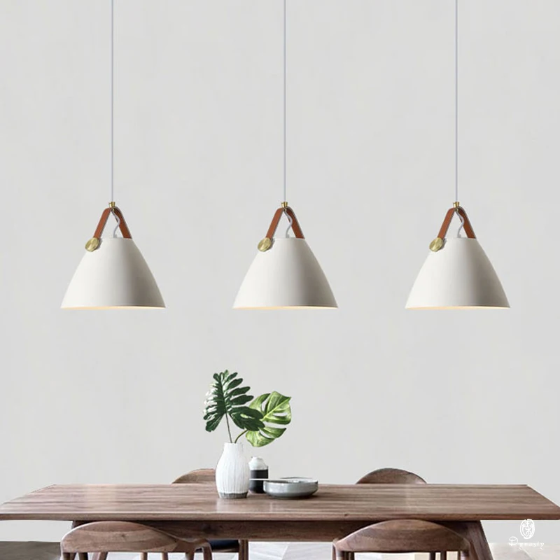 Современный Кожаный подвесной светильник Norlux необычный Европейский