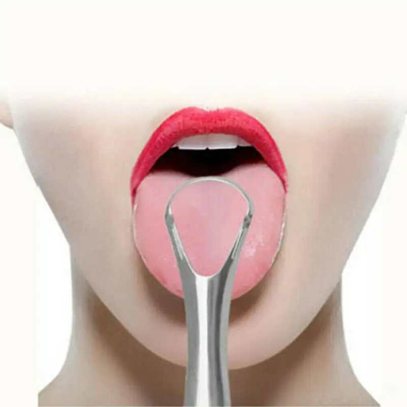 2 X скребок для чистки языка из нержавеющей стали уход за зубами гигиена полости