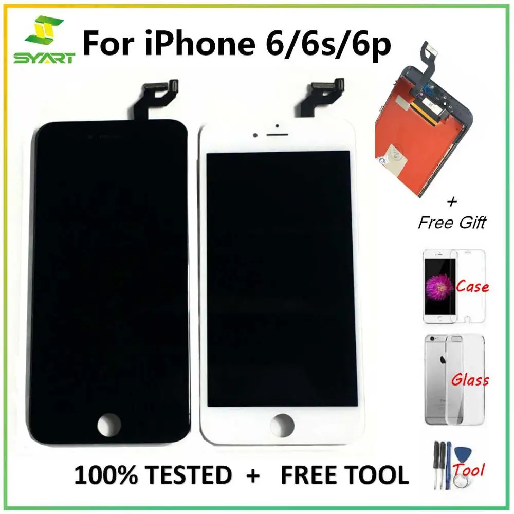 Для iPhone 6 6s 6Plus ЖК дисплей с 3D сенсорным экраном 100% протестированный хорошо