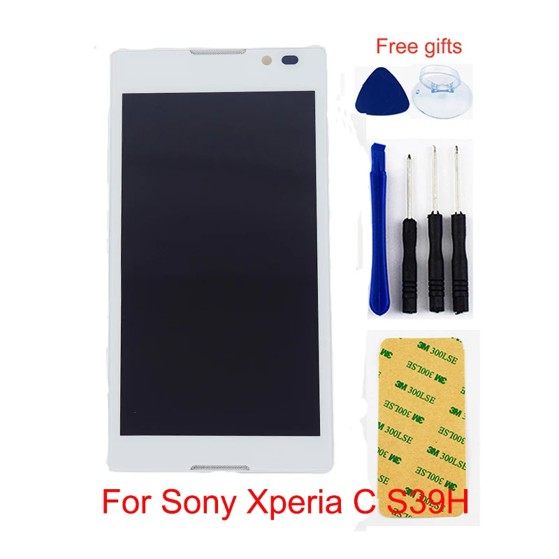 ЖК дисплей и сенсорный экран для Sony Xperia C S39H S39 C2304 C2305 с дигитайзером сенсорное