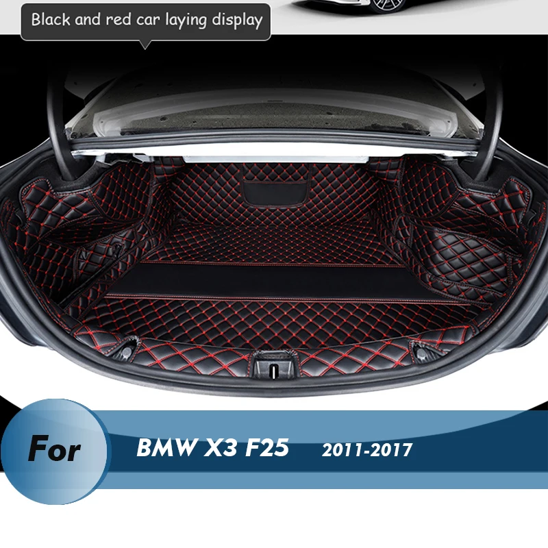 Только нижний коврик для багажника кожаный подкладка напольный ковер BMW X3 F25 2011-2017