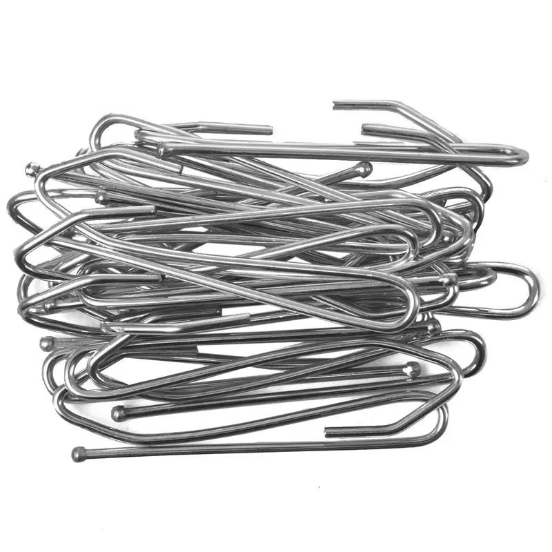 Single Pinch Window Treatment Metal Pleat Drapes Curtain Hooks - Silver Tone (20-Piece) | Дом и сад