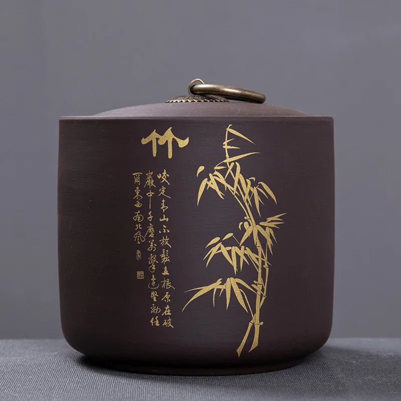 Керамическая коробка для хранения чая из Puer Tea Caddy чайная банка 9 8*10 2 см конфет