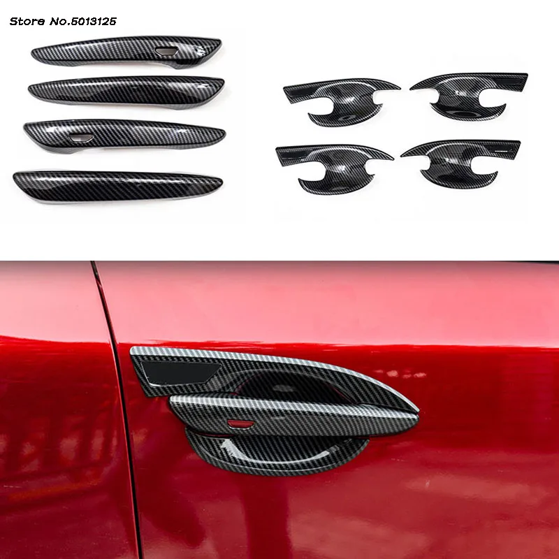 Автомобильная хромированная Защитная крышка из АБС пластика для ручки дверной