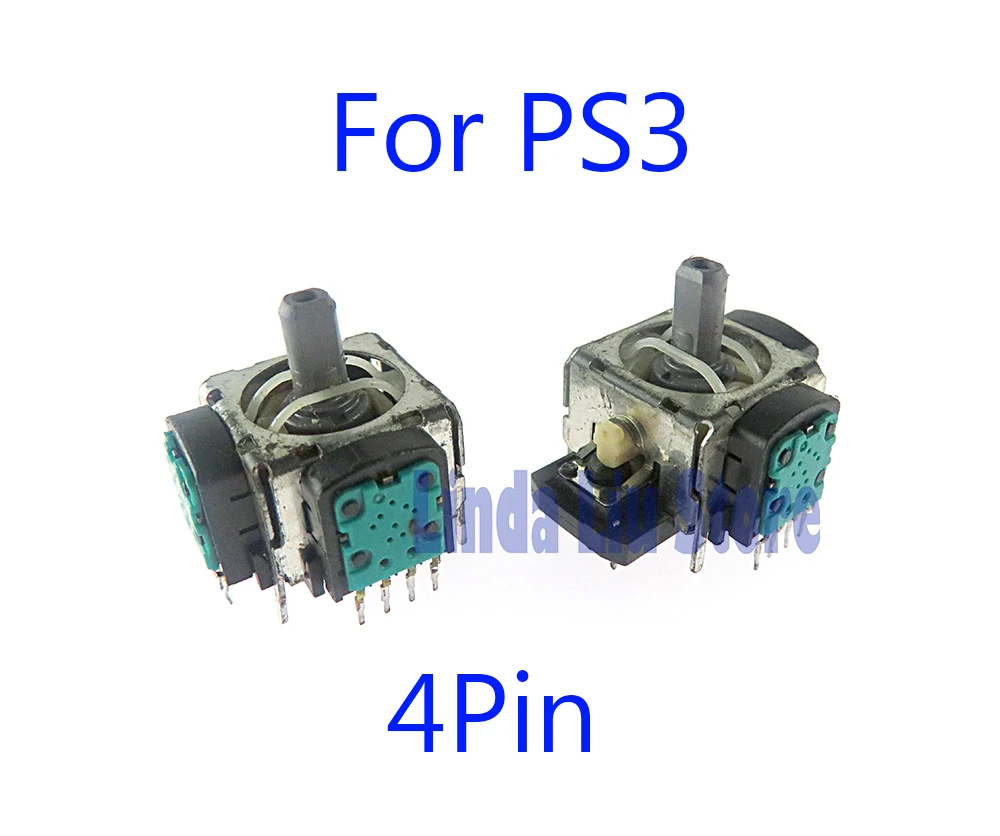 120 шт. оригинальный 4 контактный 3D джойстик для PS3 Аналоговый контроллера playstation