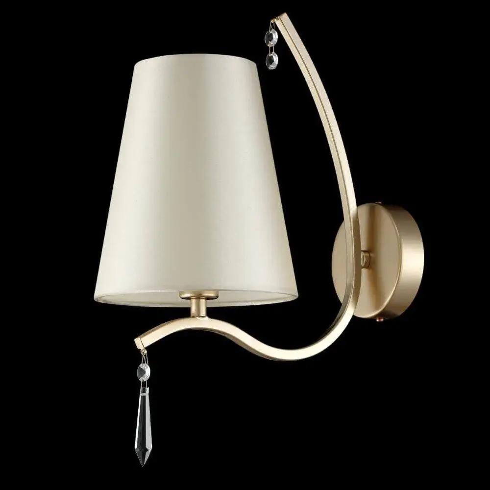 Бра Crystal Lux Renata AP1 Gold IP20 золотой