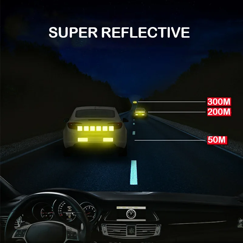 Светоотражающие наклейки светоотражающая лента Безопасные водонепроницаемые