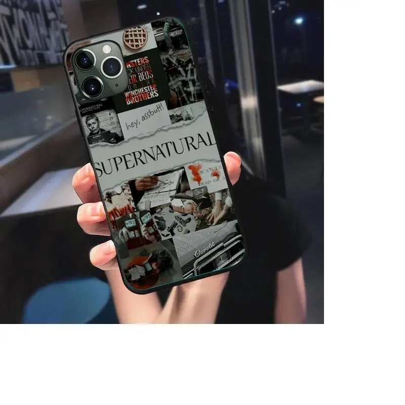 

Supernatural SPN Dean And Sam Phone Case For iphone 7 8 plus x xr xs 11 12 mini pro max black soft nax fundas cover