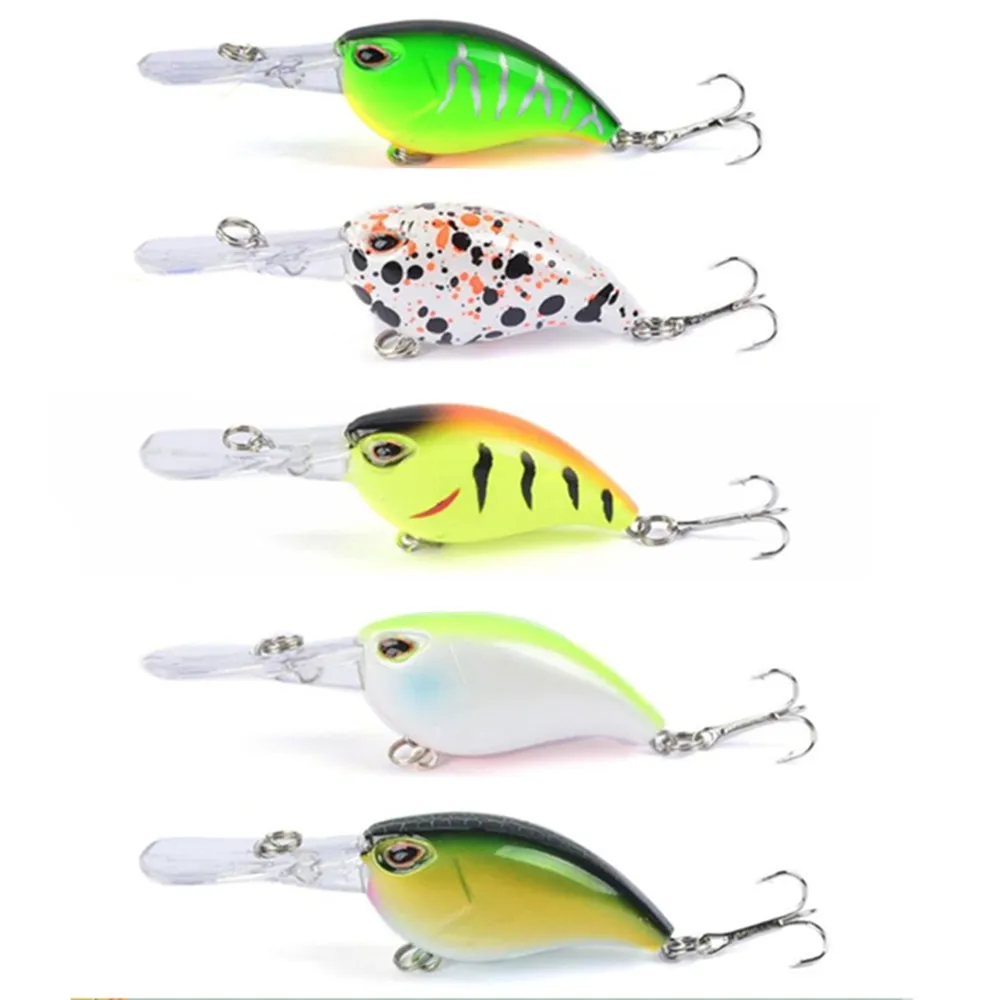 Плавающая приманка для рыбалки 60 мм 5 1 г искусственная пластиковая твердая Iscas