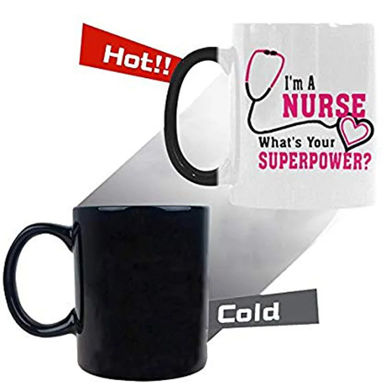 Funny Rock Paper Scissors Gun I Win Color Changing Mug Coffee Mugs - 11oz sizes | Дом и сад