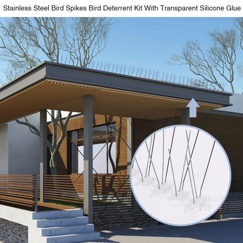 50 см Нержавеющая сталь птица репеллент пики привлекательным голубь Спайк