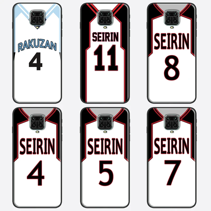 Однородный чехол Kuroko no Basuke Seirin для Xiaomi Redmi Note 11 Pro 10 10S 9S 7 8 9 9A 9C 9T | Мобильные