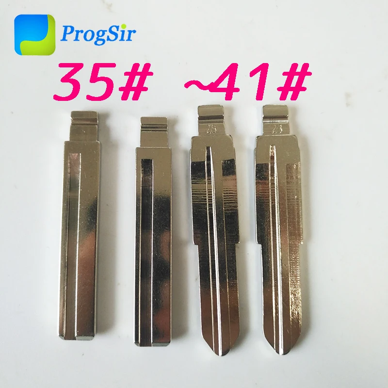 Пустое лезвие без порезов 35 #36 #37 #38 #39 #40 #41 # для дистанционных ключей KD VVDI 10