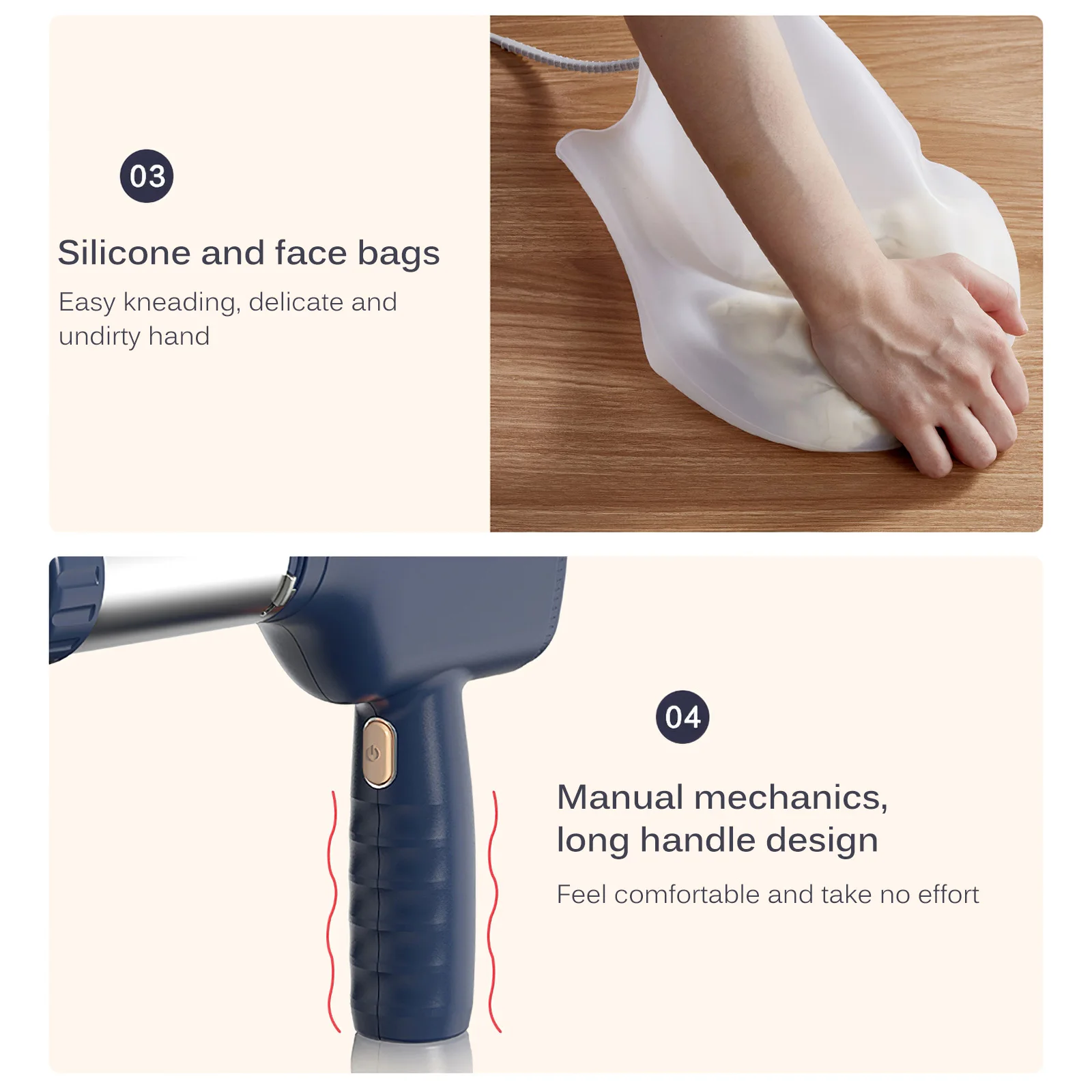 Перезаряжаемая машинка для лапши с батареей большой емкости 1500 мАч. 3 модели лапши. Пистолет для приготовления пасты. Маленькая и легкая машина.