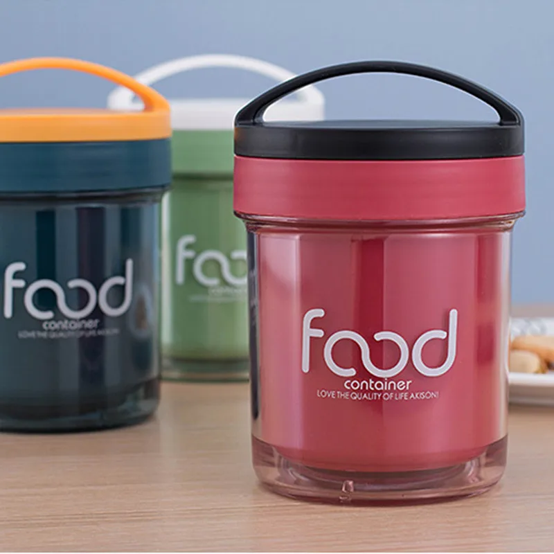 Японский пищевой контейнер Герметичный кухонный пластиковый для хранения милые