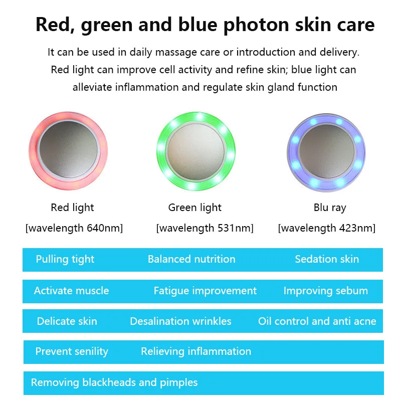 Горячий холодный молоток для криотерапии подогрев кожи лица подтяжка омоложение