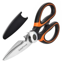 kitchen shear multi functional stainless steel poultry kitchen scissor bottle opener bone cutter cook tool shear cut