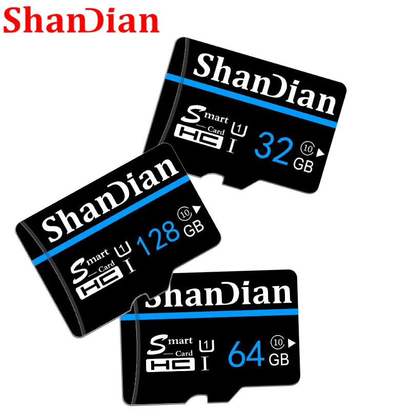 

SHANDIAN High quality Micro SD Card Memory Card 32GB cartao de memoria Class 10 64GB carte memory 16gb 8GB TF Card 16GB