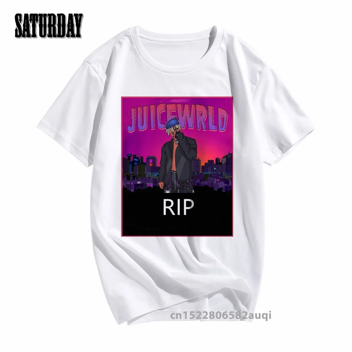 Мужская футболка в стиле хип-хоп Juice Wrld RIP 999 для мужчин и женщин рапер сок Fan одежда