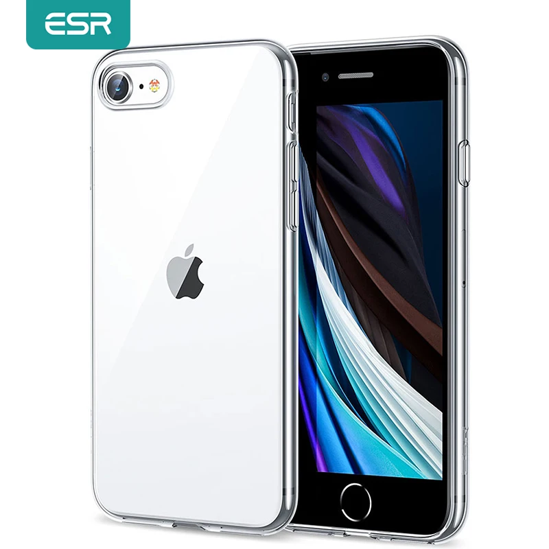 Чехол ESR для iPhone SE 2020 11 Pro X XR XS Max 8 7 Plus 6s чехол телефона из ТПУ прозрачный Plus|Бамперы|