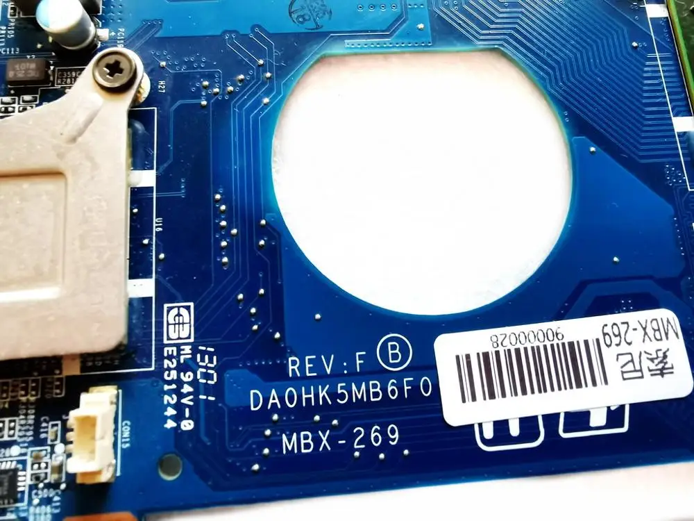 Оригинальная материнская плата для ноутбука SONY MBX-269 SVF151 HD7600M 2 Гб DA0HK5MB6F0