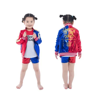 Костюм для косплея самоубийц футболка жакет штаны браслет пояс ожерелье