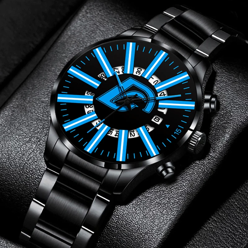 Модные мужские часы из нержавеющей стали 2021 роскошные деловые повседневные