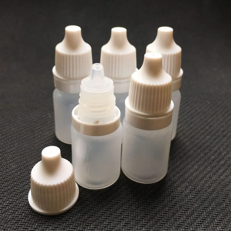 5 шт. пластиковая крышка для жидкости глаз мл|5ml empty bottles|soft plastic bottlecap bottle |