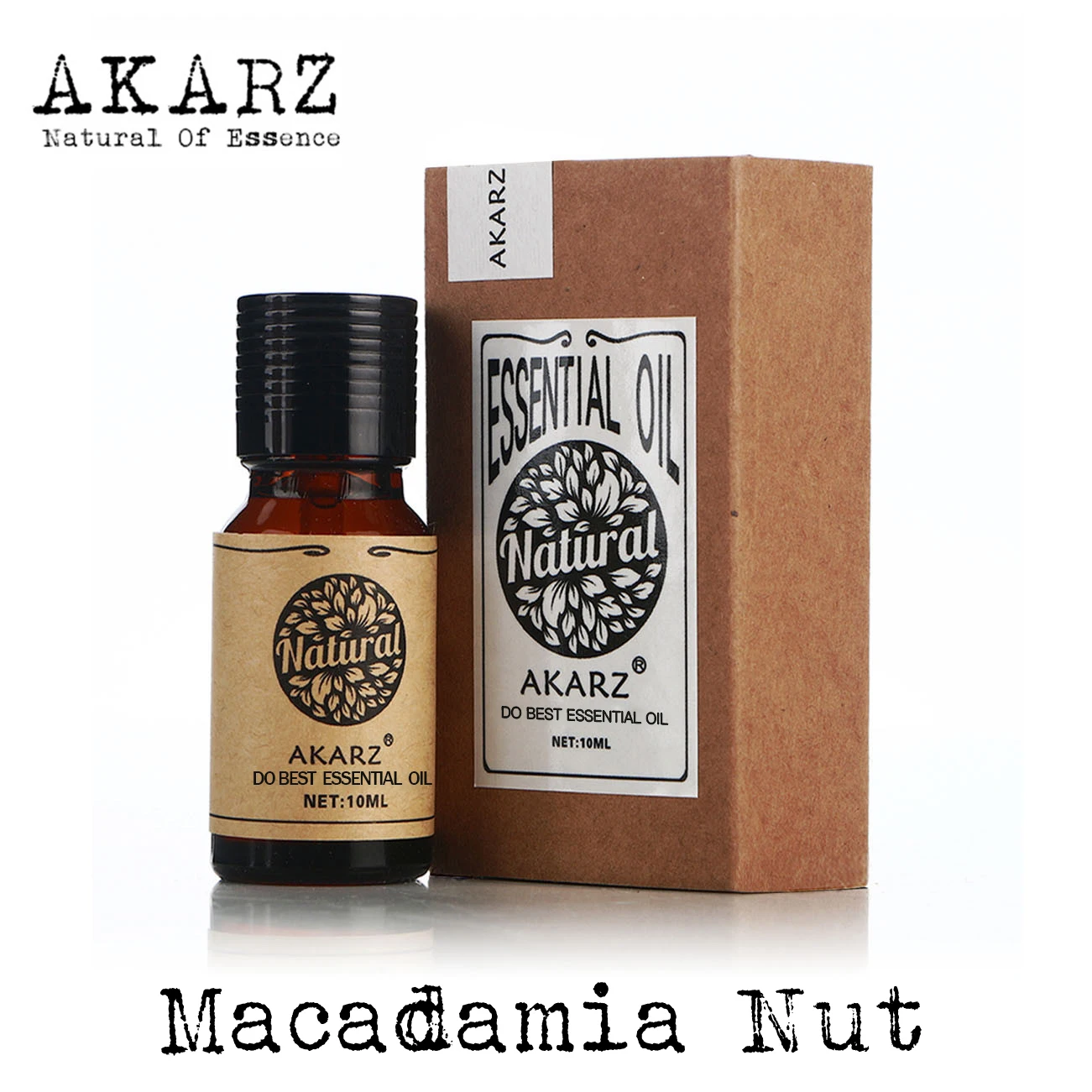 

Macadamia nut oil AKARZ Top Brand body face skin care spa message fragrance lamp Aromatherapy Macadamia nut Carrier oil