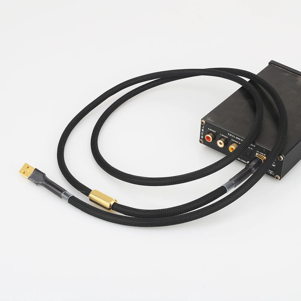 Кабель передачи данных A53 + XW71 Hifi USB кабель типа A в Тип B для DAC USB|hifi usb cable|usb hifi cabledac