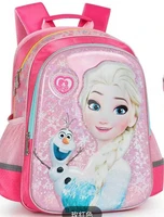 disney frozen school bags for girls 3d cartoon elsa anna school backpack orthopedic breathable bags age 8 12 years mochilar s