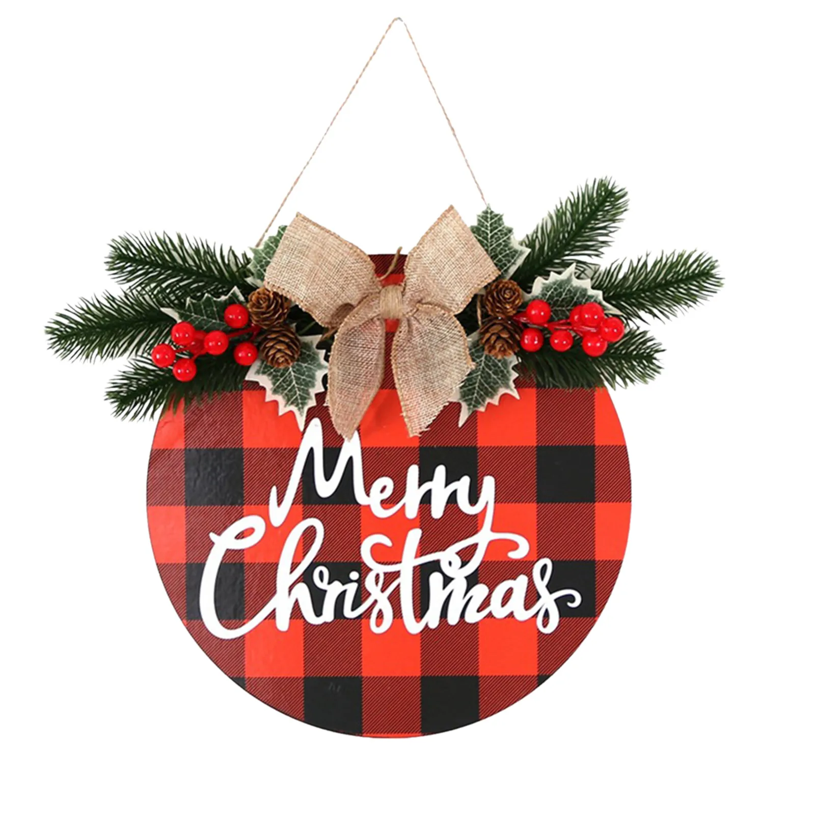 

Christmas Wooden Door Hanging Fashion Hanging Garland Door Decorations Christmas Decorations For Home Arvore De Natal#3