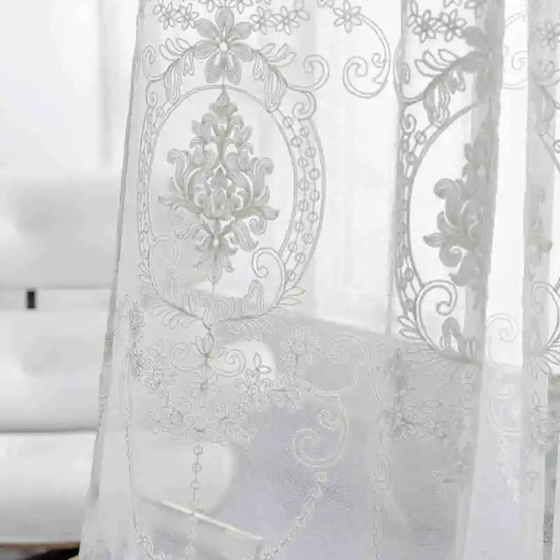 

Шифоновые шторы lingxuan белые