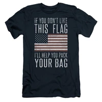 american flag shirt pack your bag slim fit t shirt