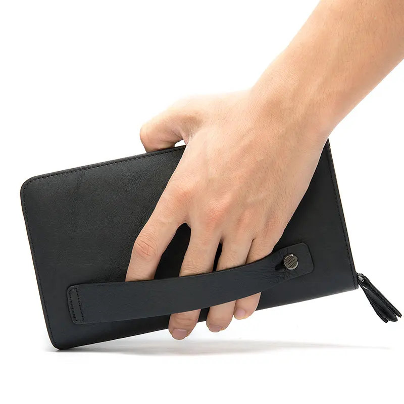 MVA клатч мужские кошельки из натуральной кожи с карманом для монет мужской