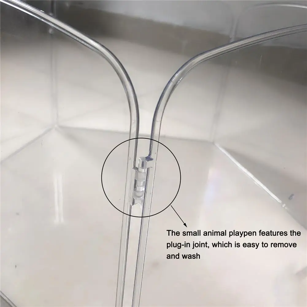 

Pet Playpen Open Outdoor/Indoor Small Animal Cage Game Playground Fence Yard Fence For Guinea Pig Rabbits Hamster Chinchilla