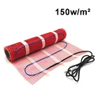 Нагревательный коврик теплый пол 150 Втм, 0,5-15 м. Клей для дома термостат для подогрева пола коллектор напольный контроллер